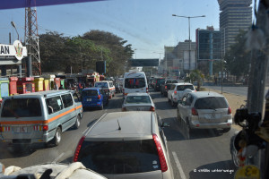 Verkehrschaos in Lusaka